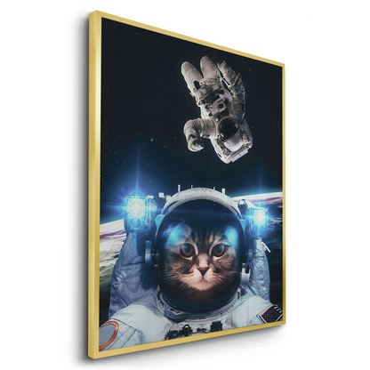 Surreal Kitty in Space - Fine Art