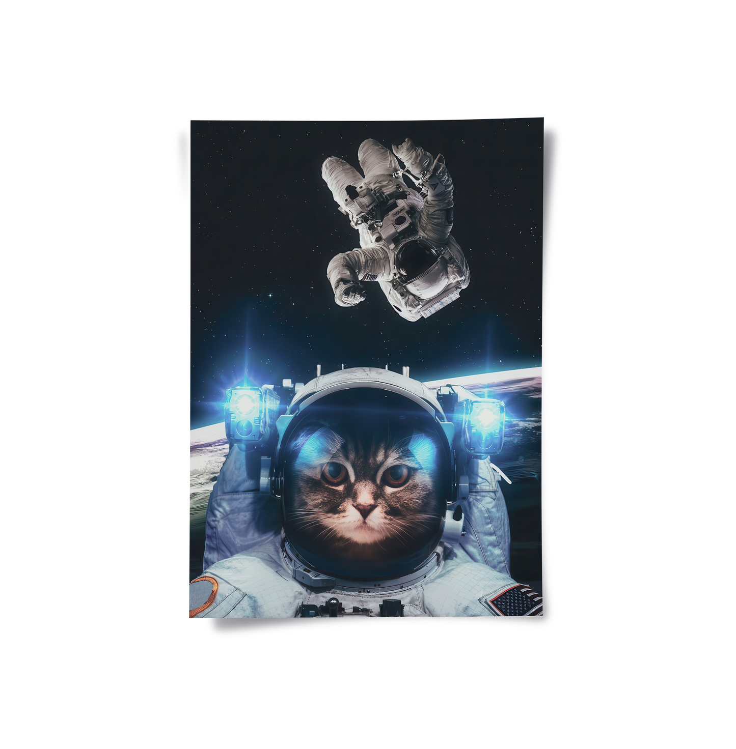 2Surreal Kitty in Space - Poster