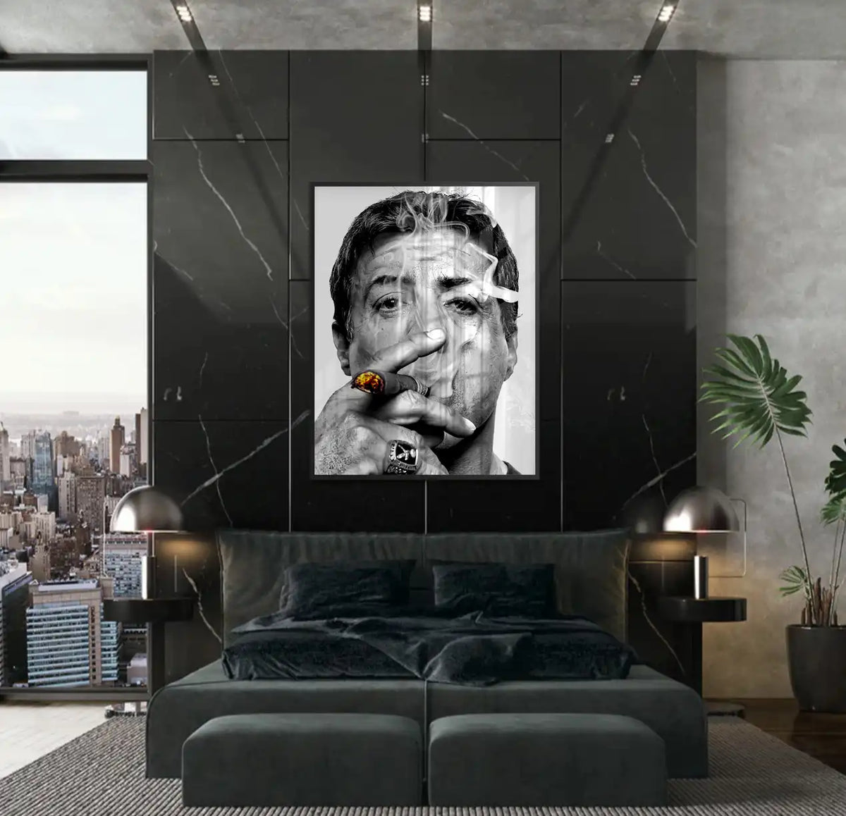 Sylvester Stallone - Fine Art - Jasmineart.ae