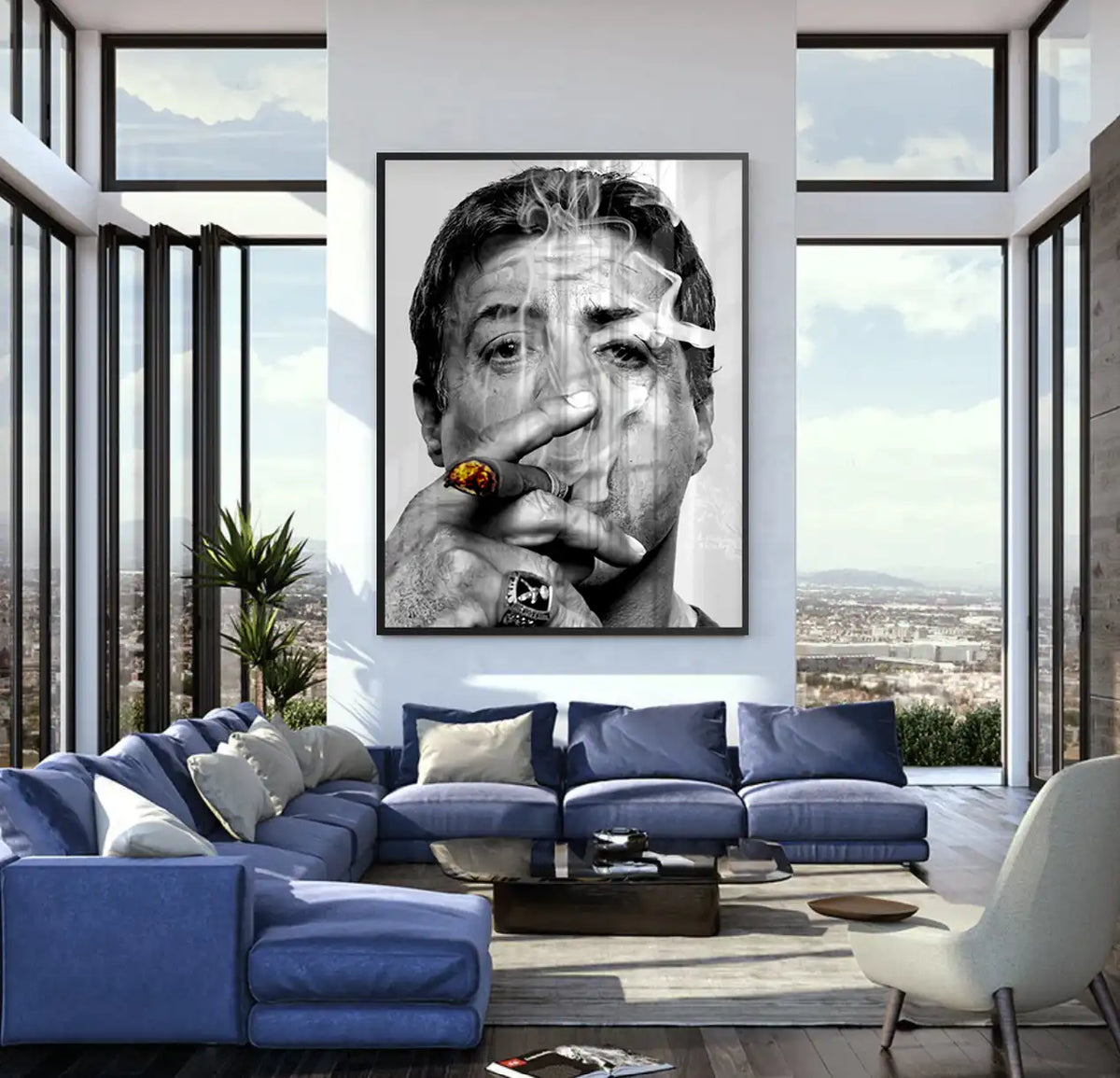 Sylvester Stallone - Fine Art - Jasmineart.ae