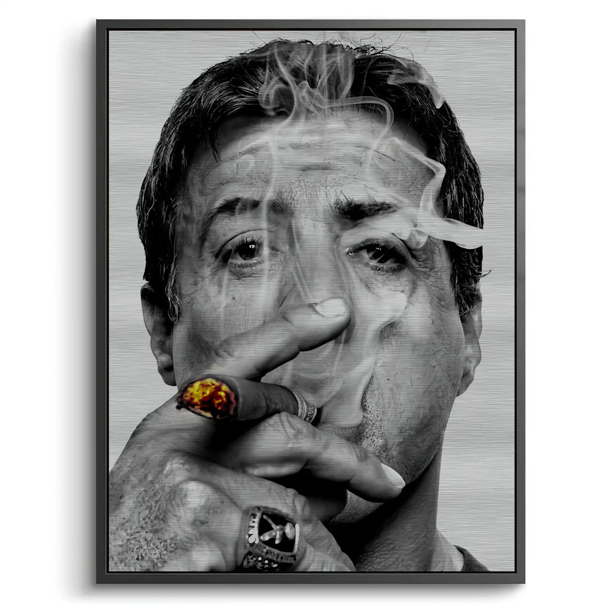 Sylvester Stallone - Metal - Jasmineart.ae