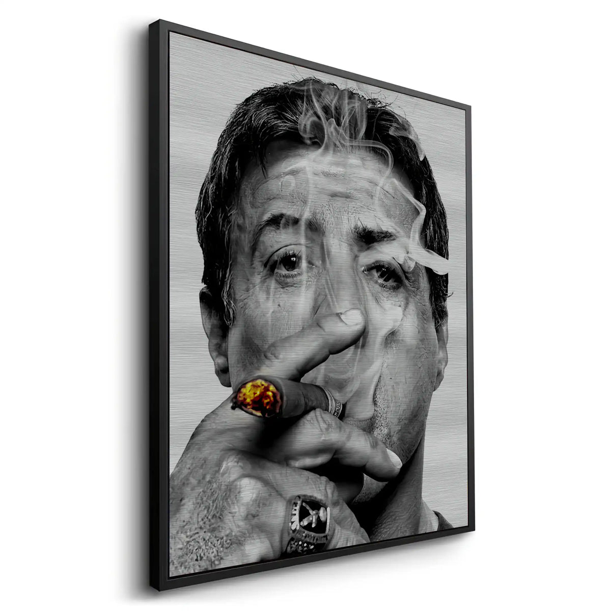 Sylvester Stallone - Metal - Jasmineart.ae