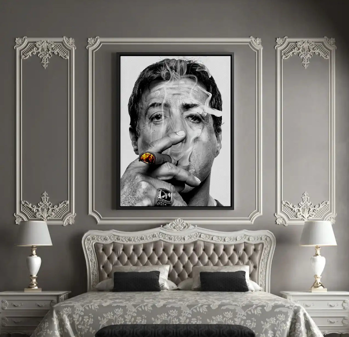 Sylvester Stallone - Canvas - Jasmineart.ae
