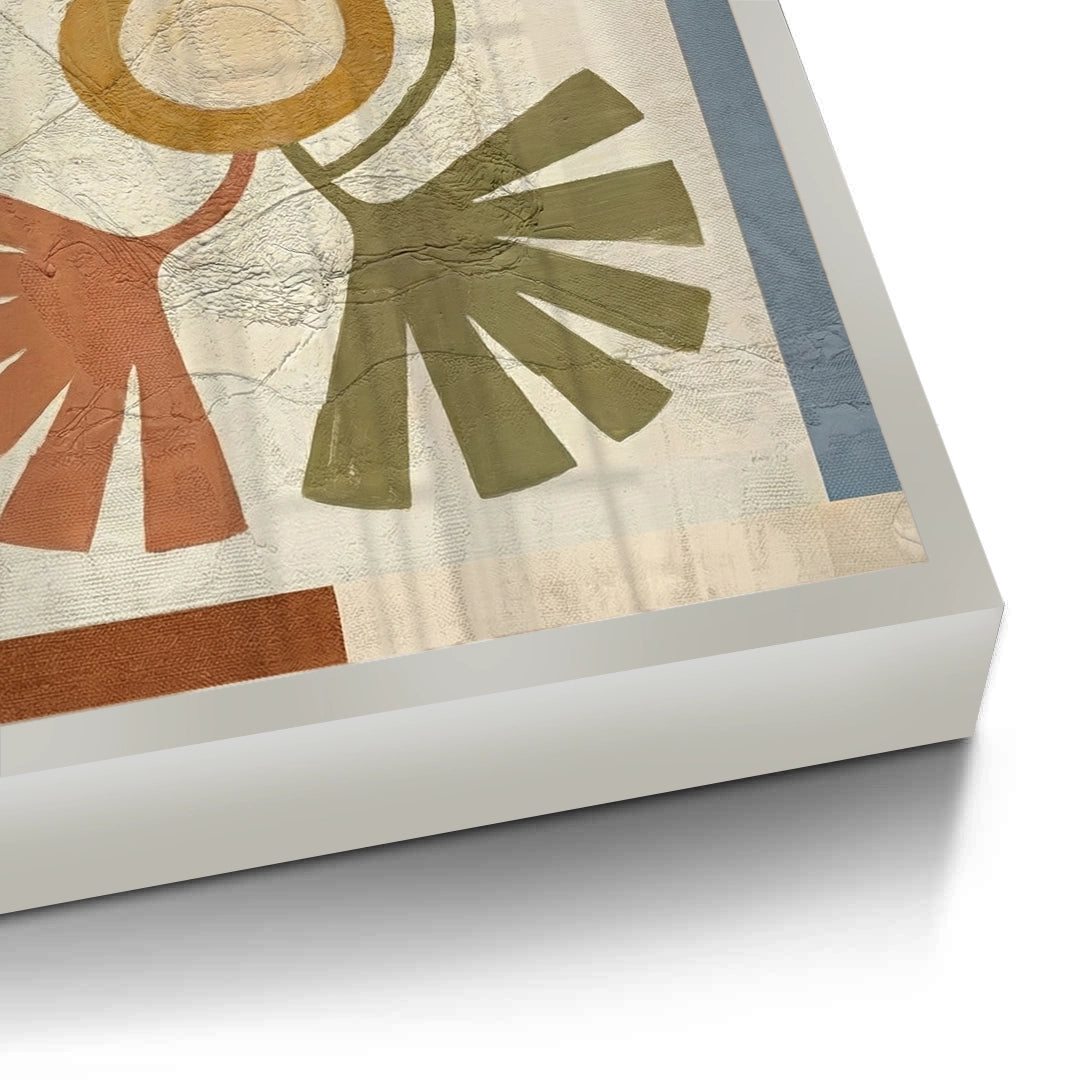 2Symmetrical Botanical Radiance Organic Shapes - Fine Art