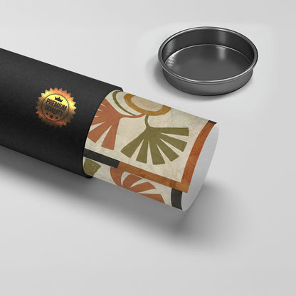 Symmetrical Botanical Radiance Organic Shapes - Poster