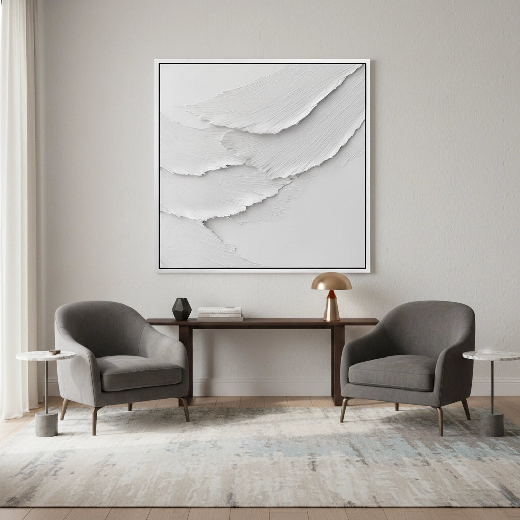 2Tactile Alabaster Wave Painting #TAWA330