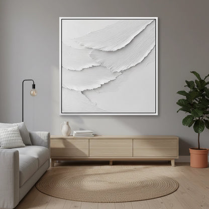 Tactile Alabaster Wave Painting #TAWA330