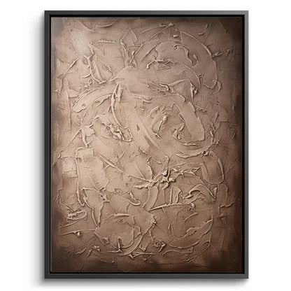 Tactile Cocoa Abstract Painting #TCAB330