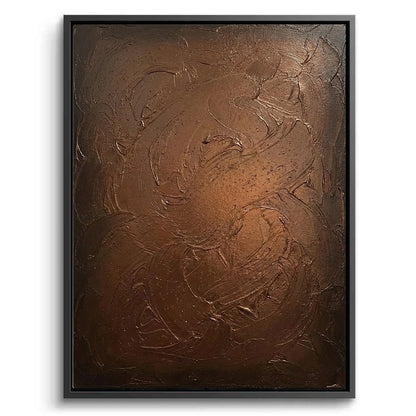 Tactile Copper Abstract Painting #TCAB330