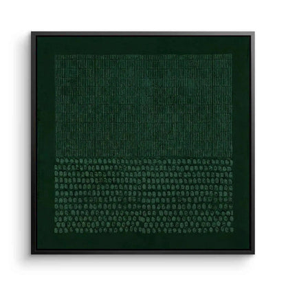 Tactile Emerald Geometric Painting #TEGE330