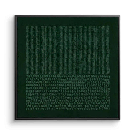 Tactile Emerald Geometric Painting #TEGE330