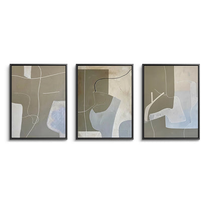 Tactile Ethereal Abstract Set of 3 #TEAS330