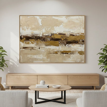 Tactile Golden Landscape Painting #TGLA330