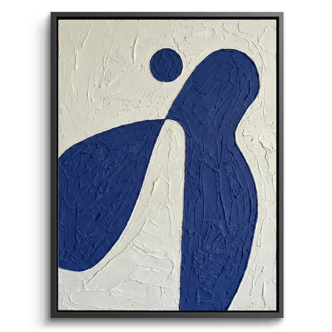 2Tactile Indigo Shape Painting Set of 2 #TISS440