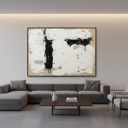 Tactile Ivory Industrial Painting #TIIN440
