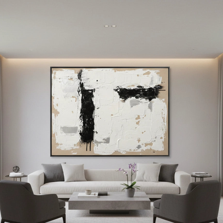 2Tactile Ivory Industrial Painting #TIIN440