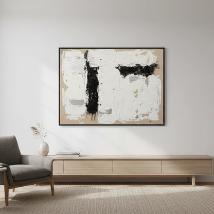 Tactile Ivory Industrial Painting #TIIN440