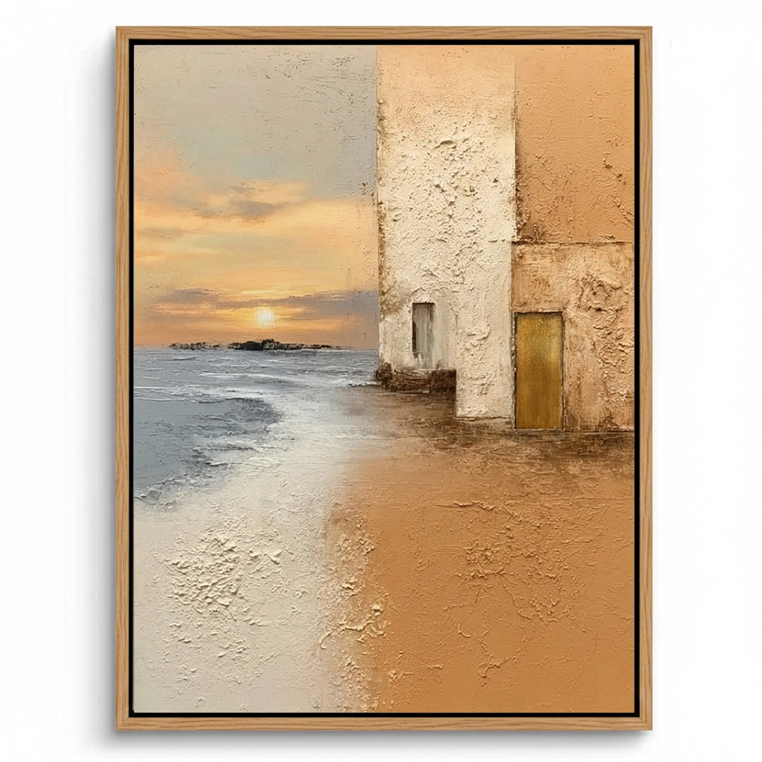 2Tactile Mediterranean Sunset Painting #TMSU330