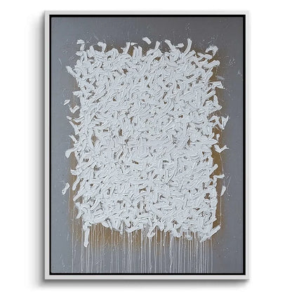 Tactile Monochrome Swirl Painting #TMSW330