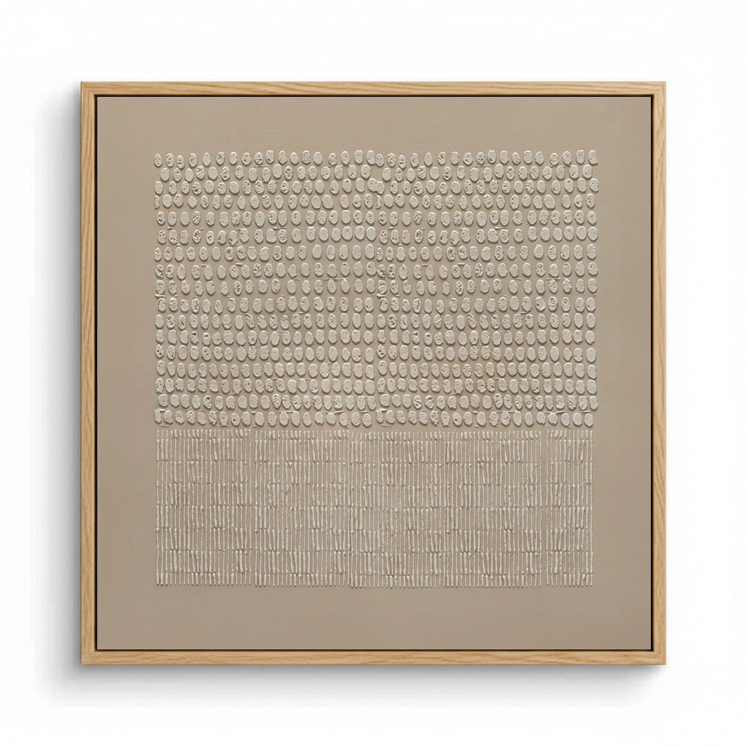 2Tactile Neutral Abstract Painting #TNAB440