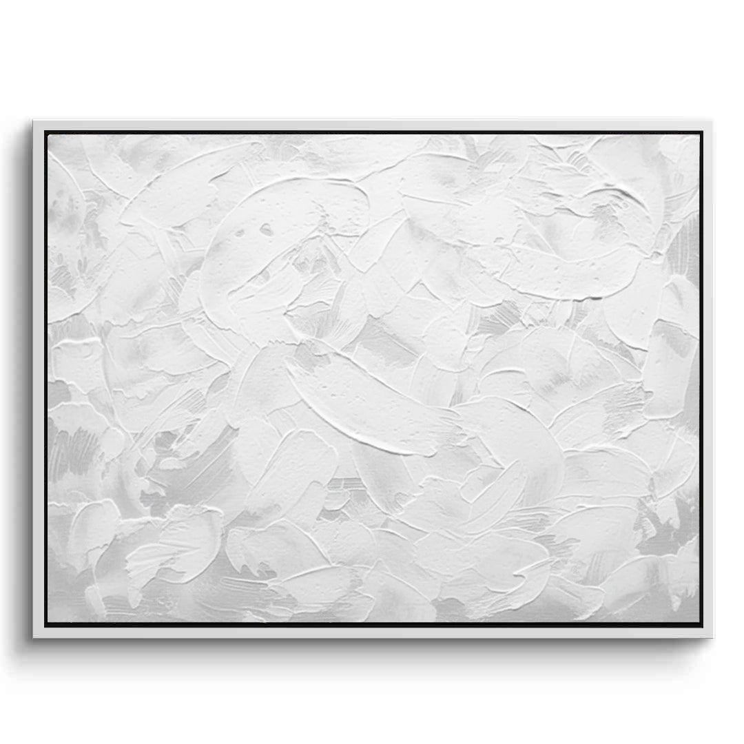 2Tactile Snowy Abstract Painting #TSAB330