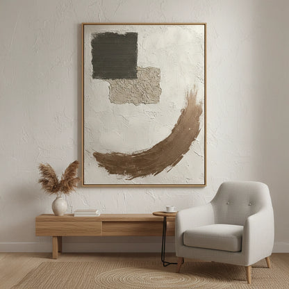 Tactile Wabi-Sabi Abstract Painting #TWAB440