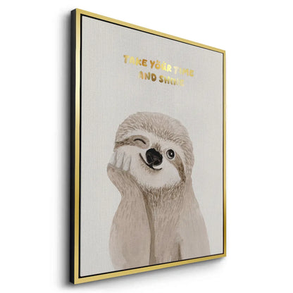 Take Your Time and Shine - Canvas