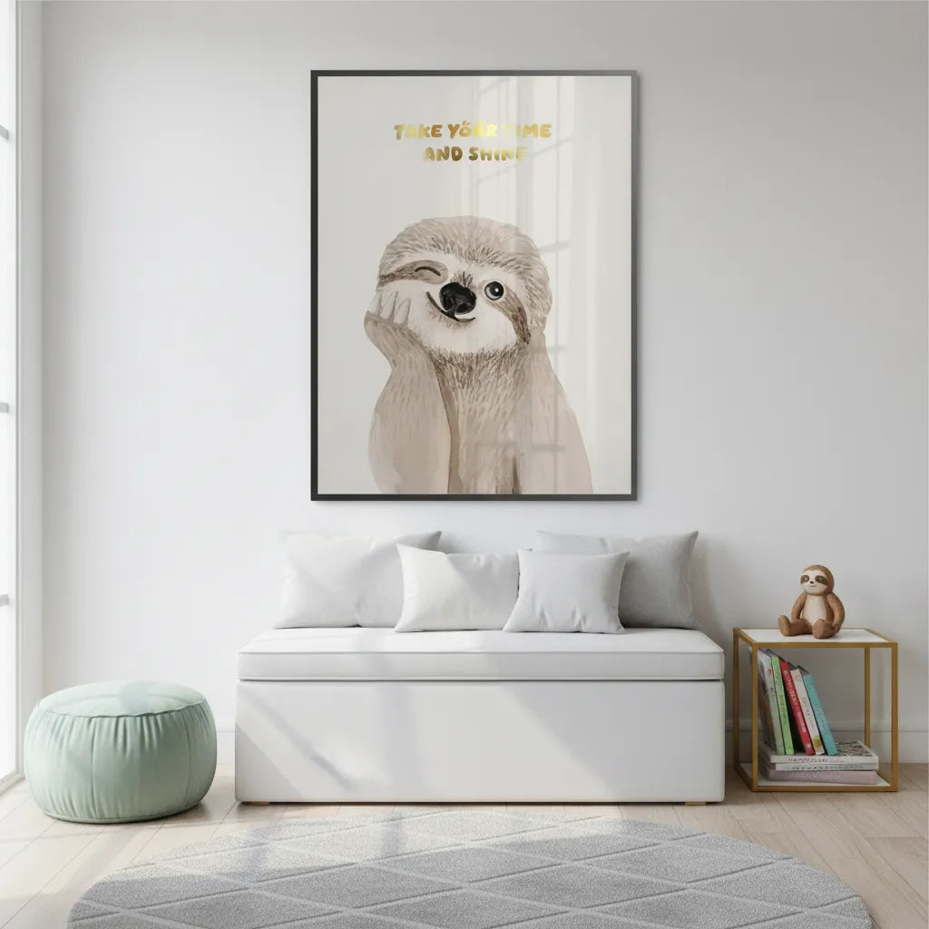 Take Your Time and Shine - Fine Art - Jasmineart.ae