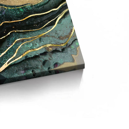 Teal & Gold Set of 2 - Canvas