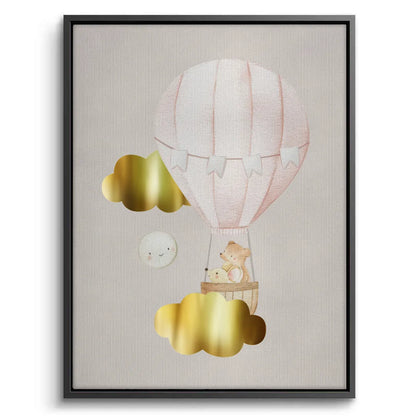 Teddy Bear Hot Air Balloon - Canvas