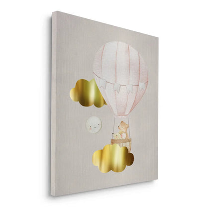 Teddy Bear Hot Air Balloon - Canvas