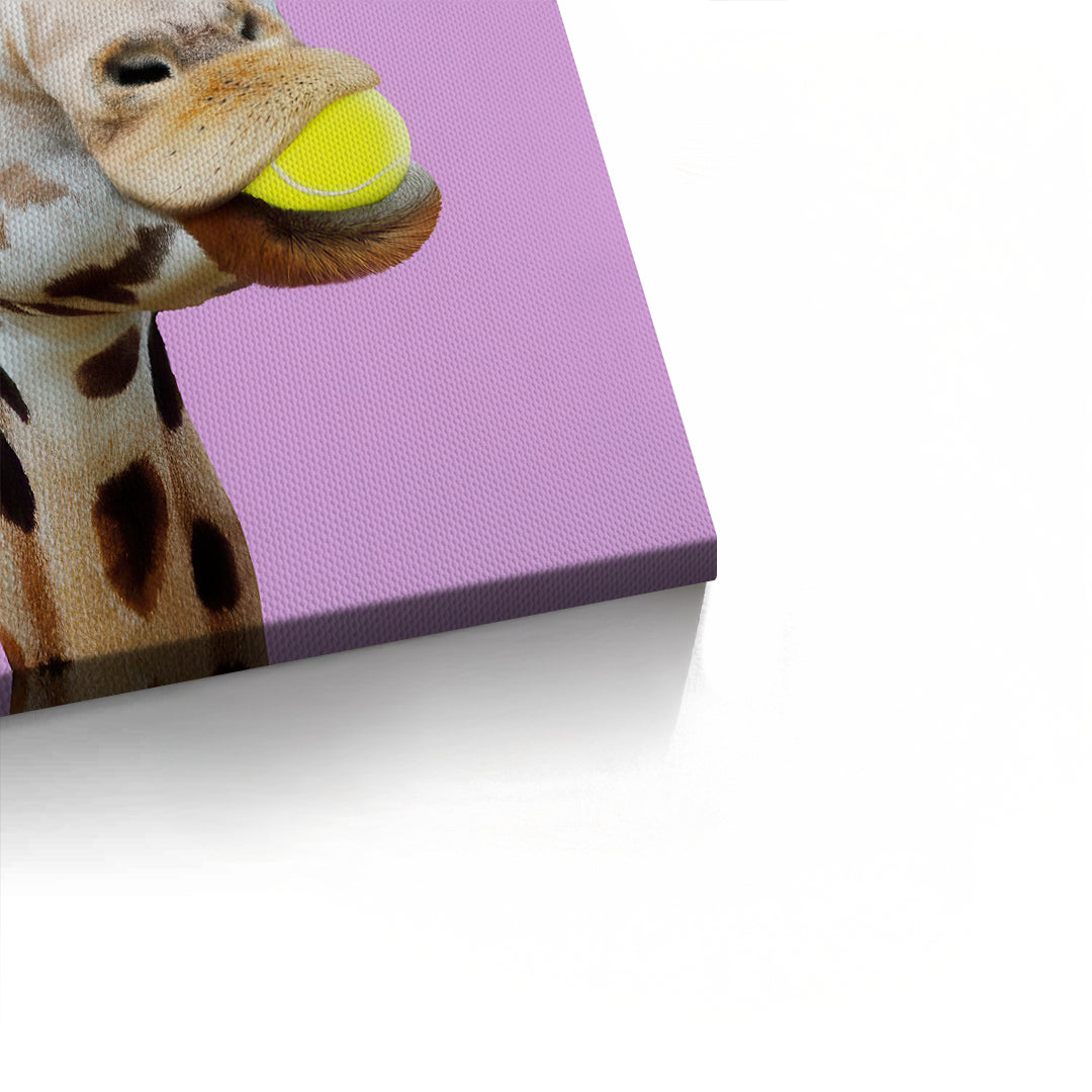 2Tennis Giraffe - Canvas