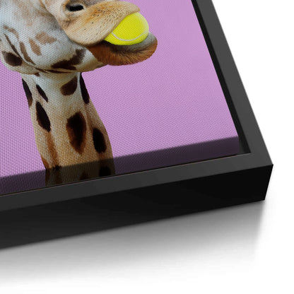 Tennis Giraffe - Canvas
