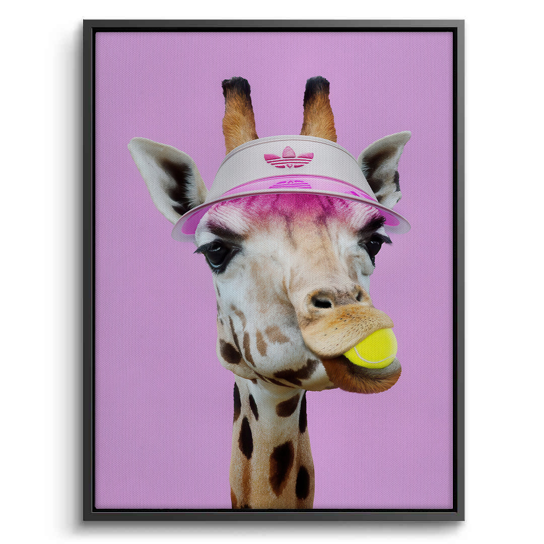 2Tennis Giraffe - Canvas