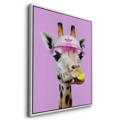 Tennis Giraffe - Canvas