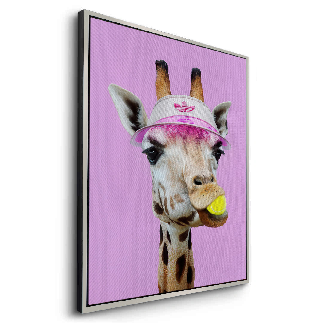 2Tennis Giraffe - Canvas