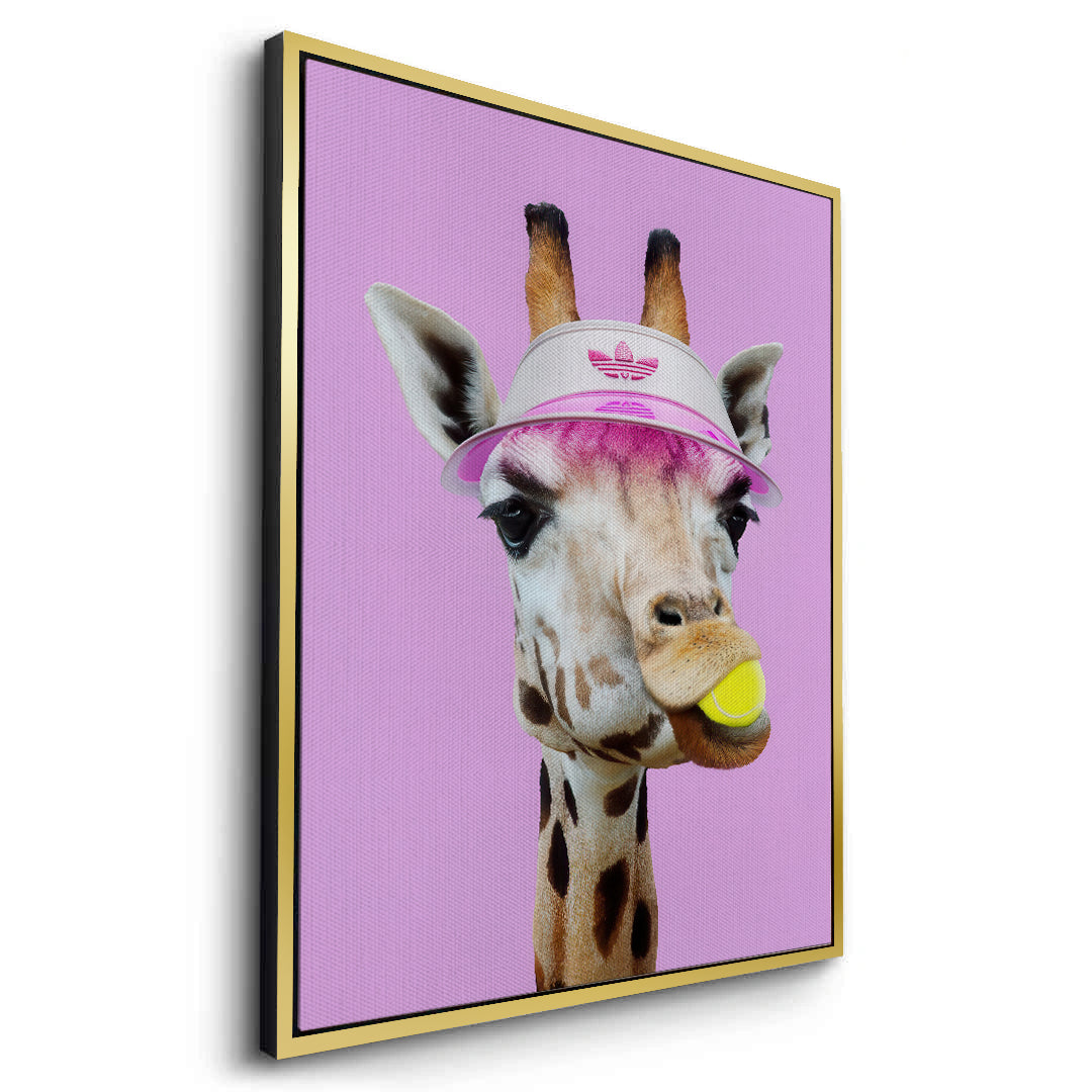 2Tennis Giraffe - Canvas
