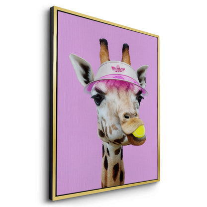 Tennis Giraffe - Canvas