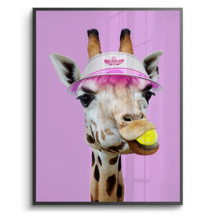 Tennis Giraffe - Fine Art