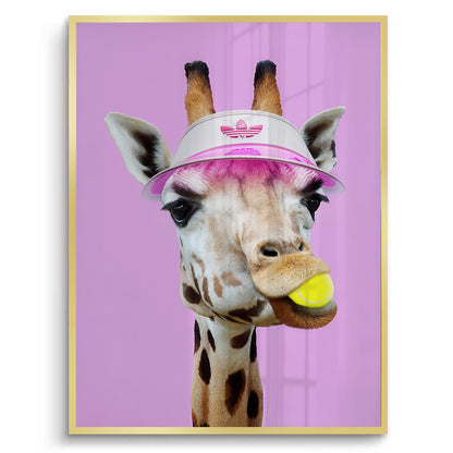 Tennis Giraffe - Fine Art