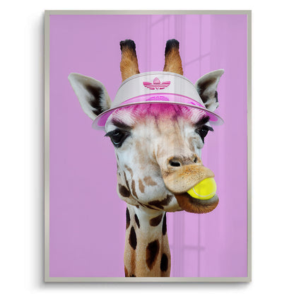 Tennis Giraffe - Fine Art