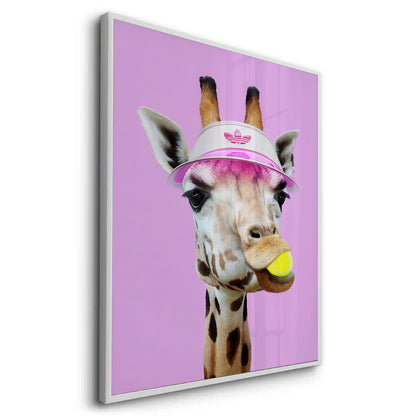 Tennis Giraffe - Fine Art