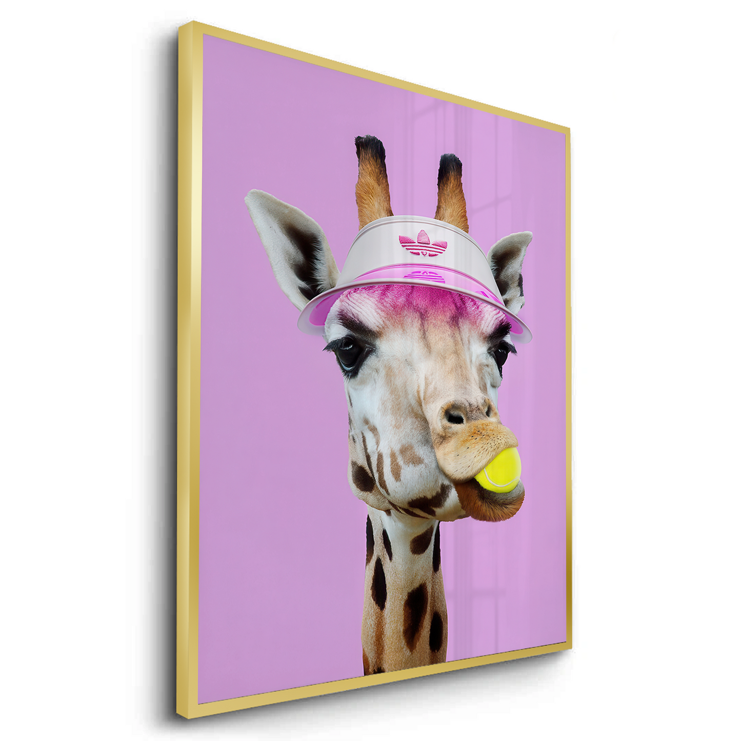 2Tennis Giraffe - Fine Art