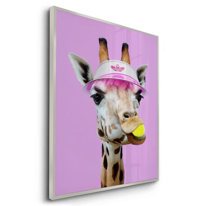 Tennis Giraffe - Fine Art