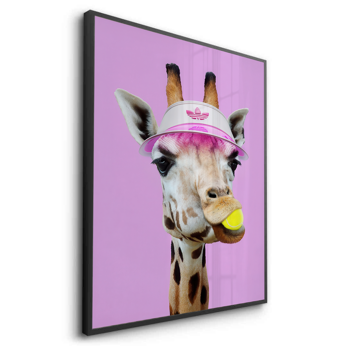 2Tennis Giraffe - Fine Art