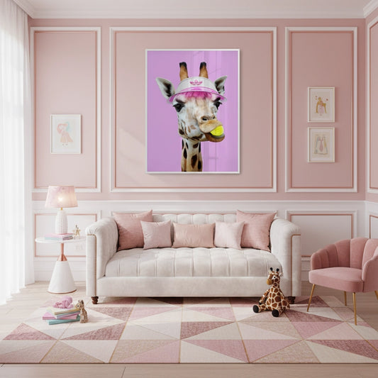 Tennis Giraffe - Fine Art