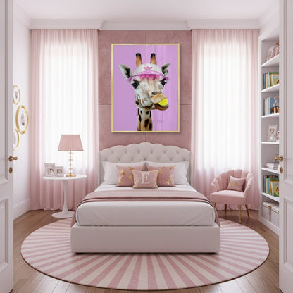 Tennis Giraffe - Fine Art