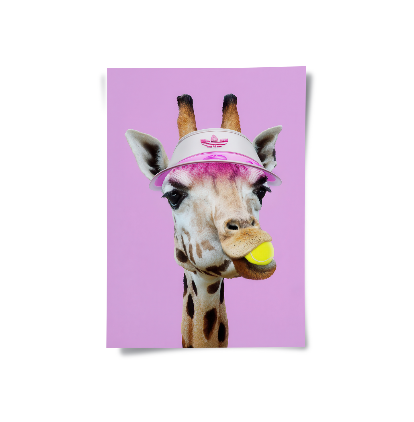 2Tennis Giraffe - Poster