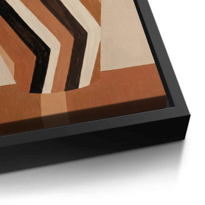 Terra Zig-Zag Vass - Canvas