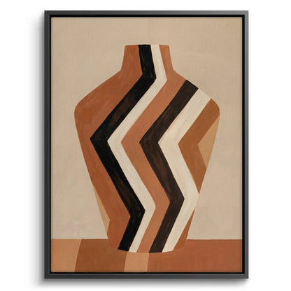 Terra Zig-Zag Vass - Canvas